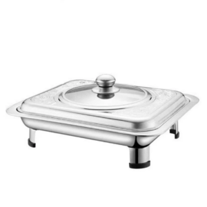 Chefing dish serving tray with Cover to keep food warm