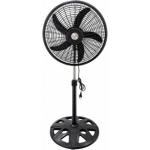 Condere 18-Inch Stand Fan, Black, Quiet Motor