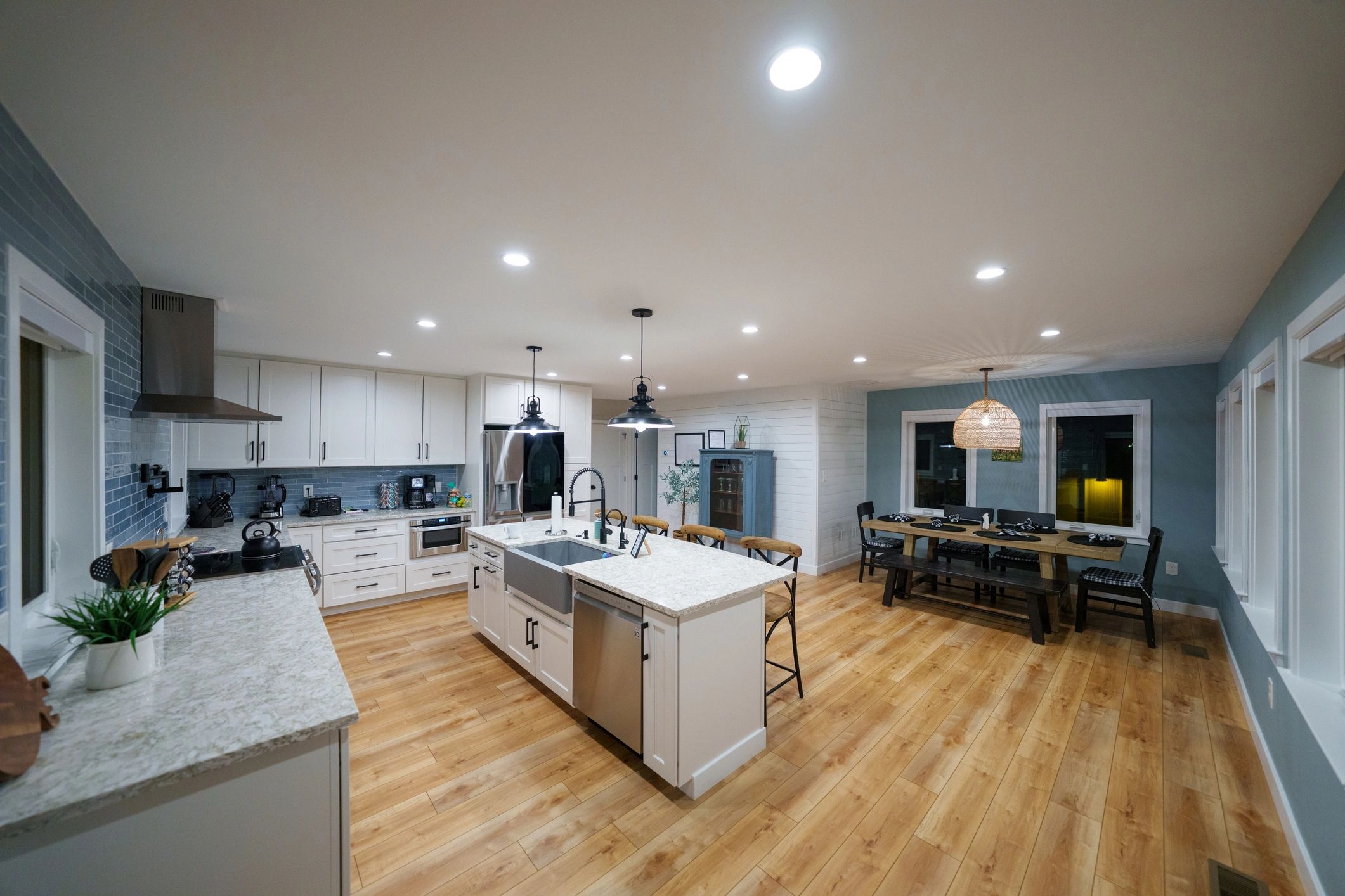 Modern kitchen with appliances