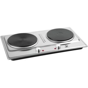 Double Hot Plate Cooktop, 2500W, Stainless Steel