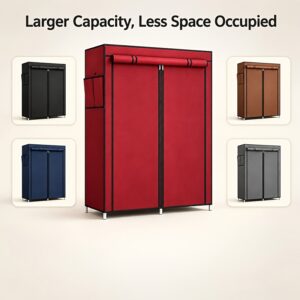 freestanding easy wardrobe large capacity fabric wardrobe - Temu South Africa - Color : Random Color