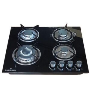 XMY Kitchen Digimark Glass Top Gas Stove - 4 Burner 51x59cm